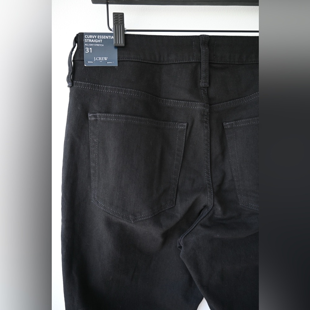 J.Crew Curvy Essential Straight Jeans - Picture 6 of 7